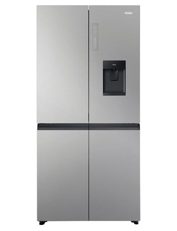 Haier 508L Quad Door Fridge Freezer with Ice & Water, Satina, HRF580YPS product photo