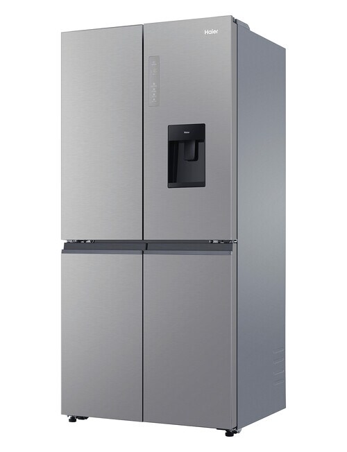 Haier 508L Quad Door Fridge Freezer with Ice & Water, Satina, HRF580YPS product photo View 02 L