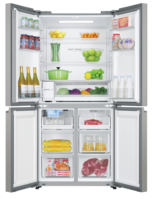 Haier 508L Quad Door Fridge Freezer with Ice & Water, Satina, HRF580YPS product photo View 04 L