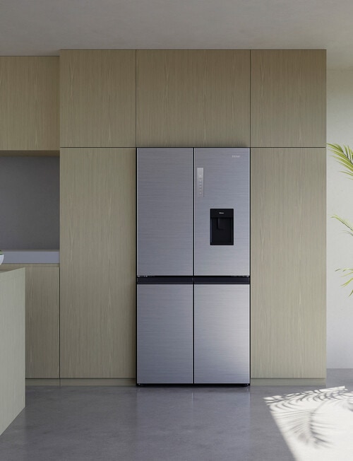 Haier 508L Quad Door Fridge Freezer with Ice & Water, Satina, HRF580YPS product photo View 05 L