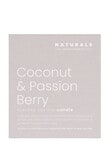 The Aromatherapy Co. Naturals Candle, Coconut & Passion Berry, 400g product photo View 03 S