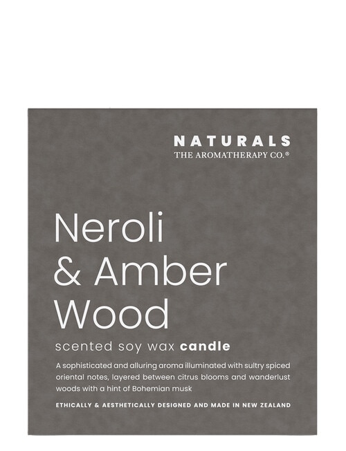 The Aromatherapy Co. Naturals Candle, Neroli & Amber Wood, 400g product photo View 03 L