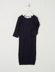 Milly & Milo Essentials Merino Gown, Navy Blue product photo