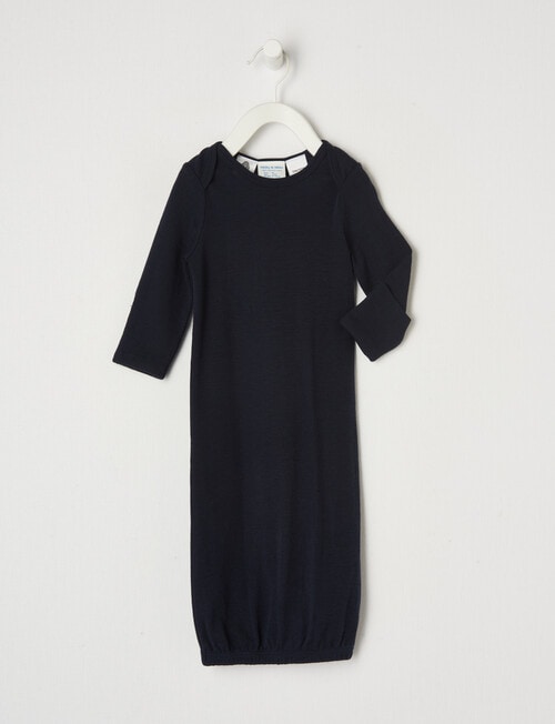 Milly & Milo Essentials Merino Gown, Navy Blue product photo