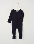 Milly & Milo Essentials Merino Sleepsuit, Navy Blue product photo