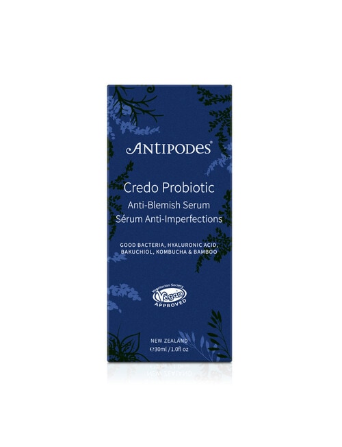 Antipodes Credo Probiotic Anti-Blemish Serum, 30ml product photo View 03 L