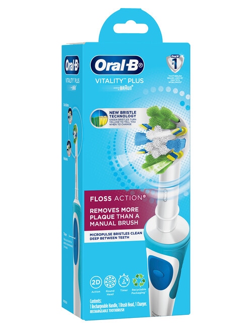 Oral B Vitality FlossAction Electric Toothbrush, D12FA-1 product photo View 02 L