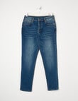 No Issue 5 Pocket Denim Jean, Blue product photo