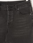 No Issue 5 Pocket Denim Jean, Black product photo View 03 S