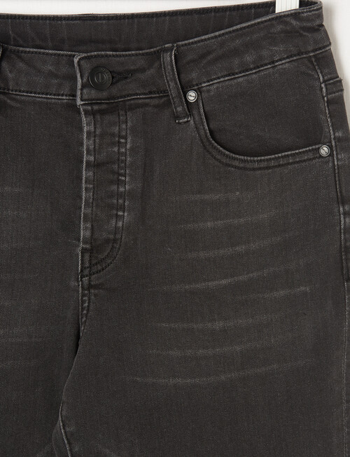 No Issue 5 Pocket Denim Jean, Black product photo View 03 L