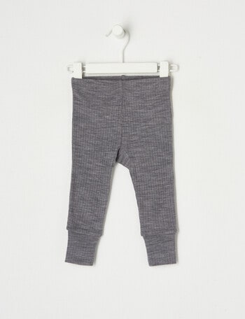 Milly & Milo Essentials Merino Rib Legging, Velveteen product photo