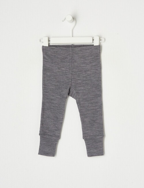 Milly & Milo Essentials Merino Rib Legging, Velveteen product photo