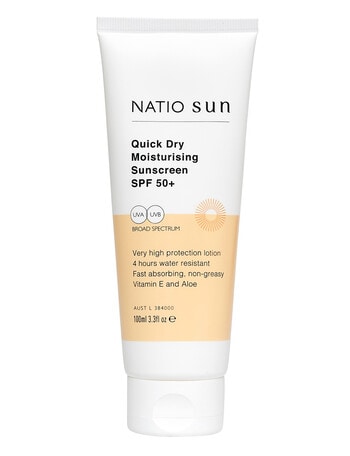 Natio Quick Dry Moisturising Sunscreen SPF 50+, 100ml product photo