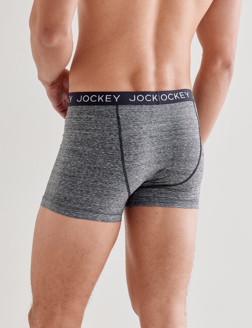 Jockey Miami No Ride Up Trunk, Black Marle product photo View 02 L
