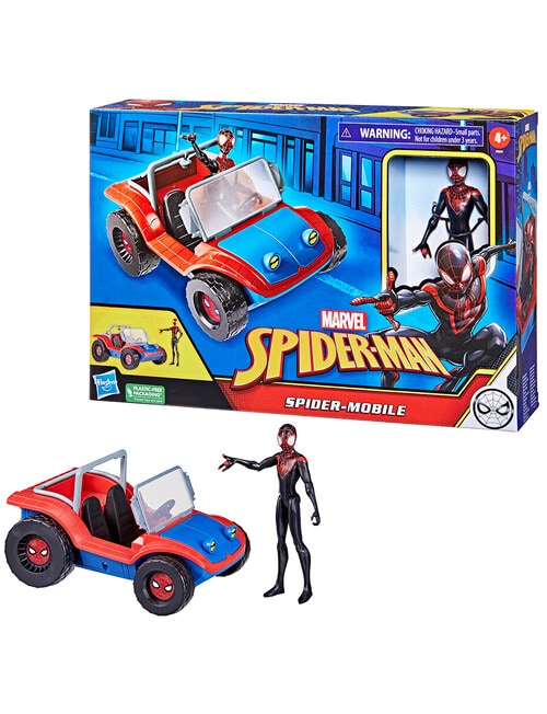 Marvel Spider-Mobile With Miles Morales Action Figure product photo View 02 L