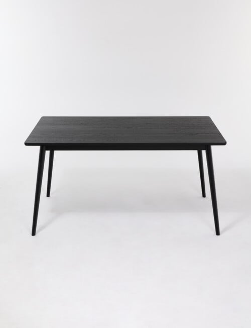 LUCA Amalfi Dining Table, 1.5m, Black product photo View 02 L