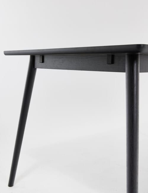 LUCA Furniture Amalfi Dining Table 1.5m, Black product photo View 03 L