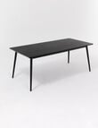 LUCA Furniture Amalfi Dining Table 1.9m, Black product photo