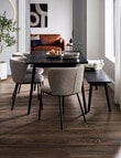 LUCA Amalfi Dining Table, 1.9m, Black product photo View 02 S