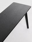LUCA Amalfi Dining Bench, Black product photo View 05 S
