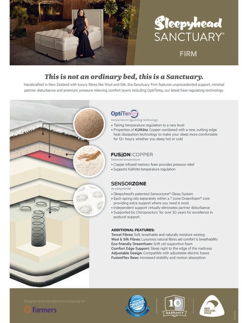 Sleepyhead Sanctuary Firm Feel Bedset product photo View 04 L