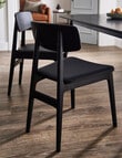 LUCA Furniture Amalfi Dining Chair, Black product photo View 02 S