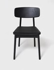 LUCA Furniture Amalfi Dining Chair, Black product photo View 03 S