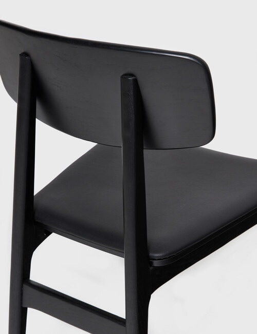 LUCA Amalfi Dining Chair, Black product photo View 06 L