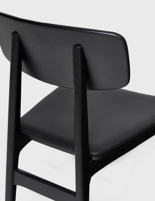 LUCA Furniture Amalfi Dining Chair, Black product photo View 06 L