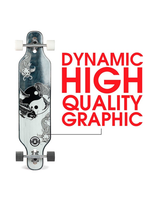 Skateboard 38" x 9" Drop Through Longboard, Balance product photo View 04 L