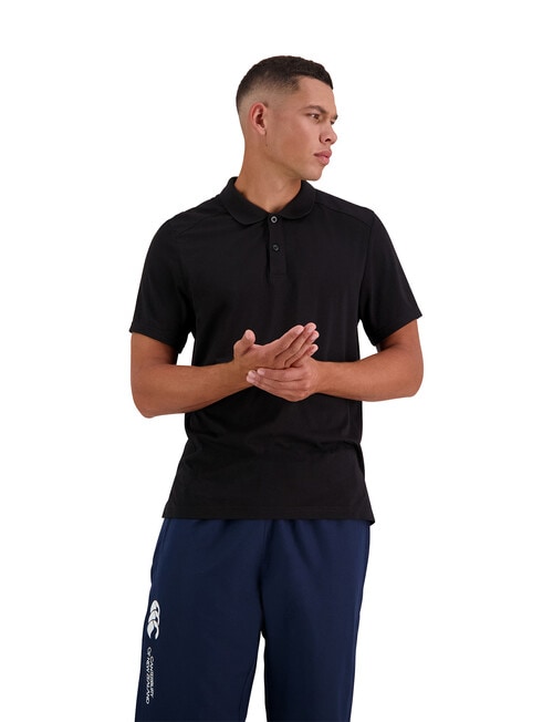 Canterbury Vapodri Tempo Polo, Jet Black product photo