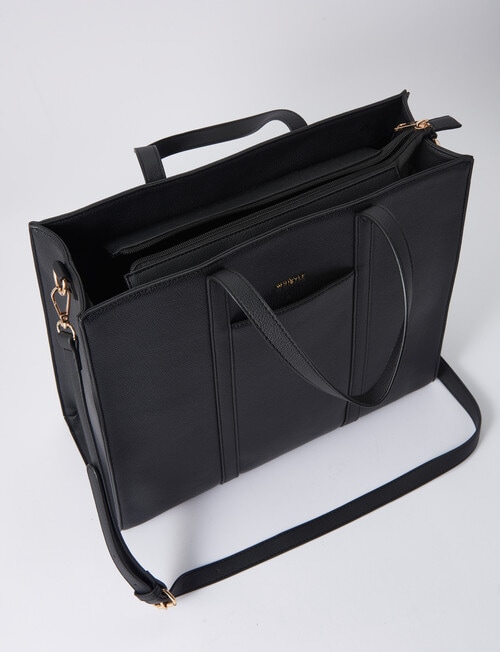 Whistle Accessories Albie Tote, Black product photo View 03 L