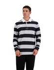 Canterbury Stripe Rugby Top, Black product photo