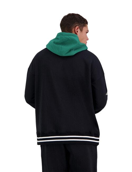 Canterbury Captains Hoodie, Black & Green product photo View 02 L