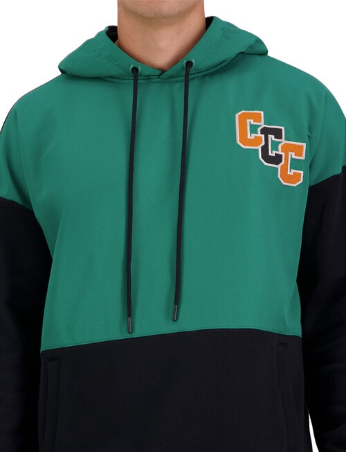 Canterbury Captains Hoodie, Black & Green product photo View 03 L