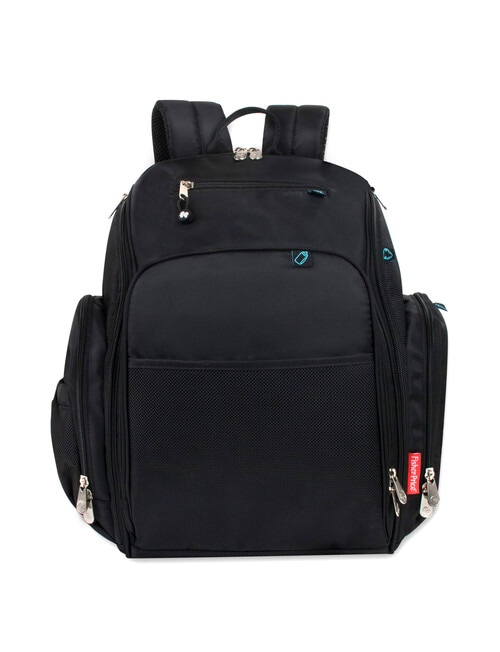 Fisher Price Kaden Nappy Backpack, Black product photo