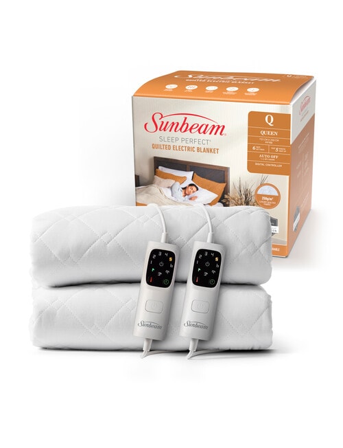 Sunbeam Sleep Perfect Quilted Electric Blanket, Queen product photo View 04 L