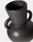 M&Co Venice Vase, 20cm, Black product photo View 02 S