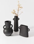 M&Co Venice Vase, 20cm, Black product photo View 03 S