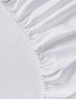 Kate Reed Lowell 500TC Sateen Fitted Sheet, White product photo