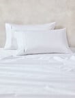 Kate Reed Lowell 500TC Sateen Standard Pillowcase Pair, White product photo