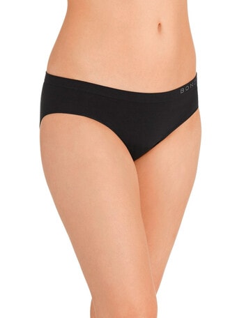 Bonds Seamfree Bikini Brief, Black product photo