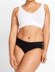 Bonds Seamfree Midi Brief, Black, 8-18 product photo View 04 S