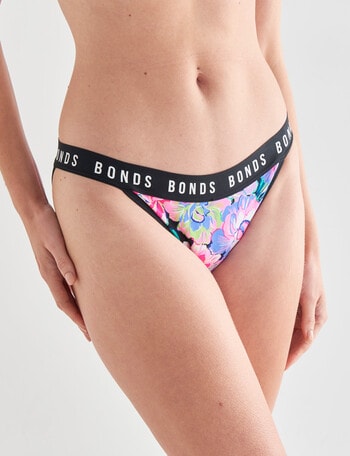 Bonds Bloody Comfy Period Undies Tanga Brief, Moderate, Super Floral product photo