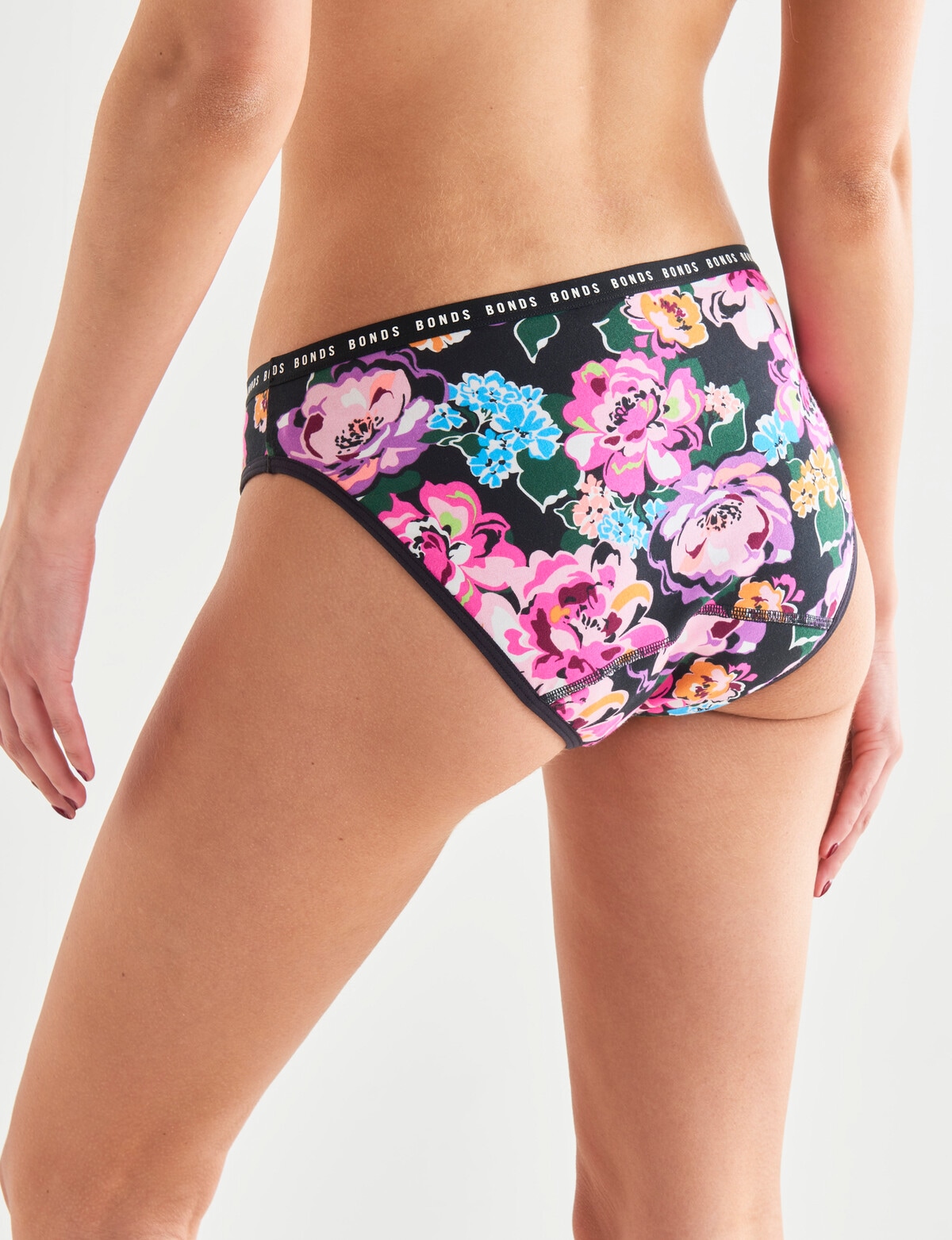 Bonds Bloody Comfy Period Undies Bikini Brief, Moderate, Super Floral -  Briefs