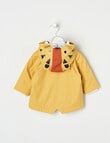 Teeny Weeny Tiger Water Repellent Coat, Yellow product photo View 02 S