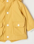 Teeny Weeny Tiger Water Repellent Coat, Yellow product photo View 03 S
