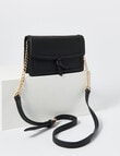 Whistle Accessories Lily Small Crossbody Bag, Black product photo View 02 S