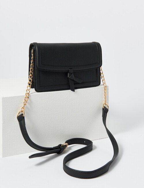 Whistle Accessories Lily Small Crossbody Bag, Black product photo View 02 L