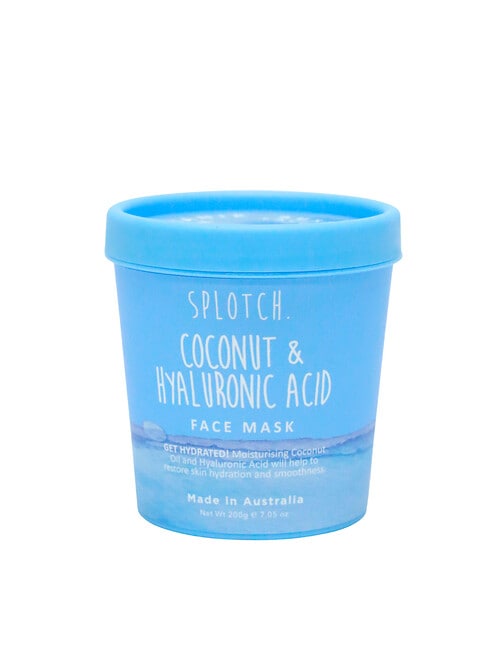 Splotch Coconut & Hyaluronic Acid Face Mask product photo